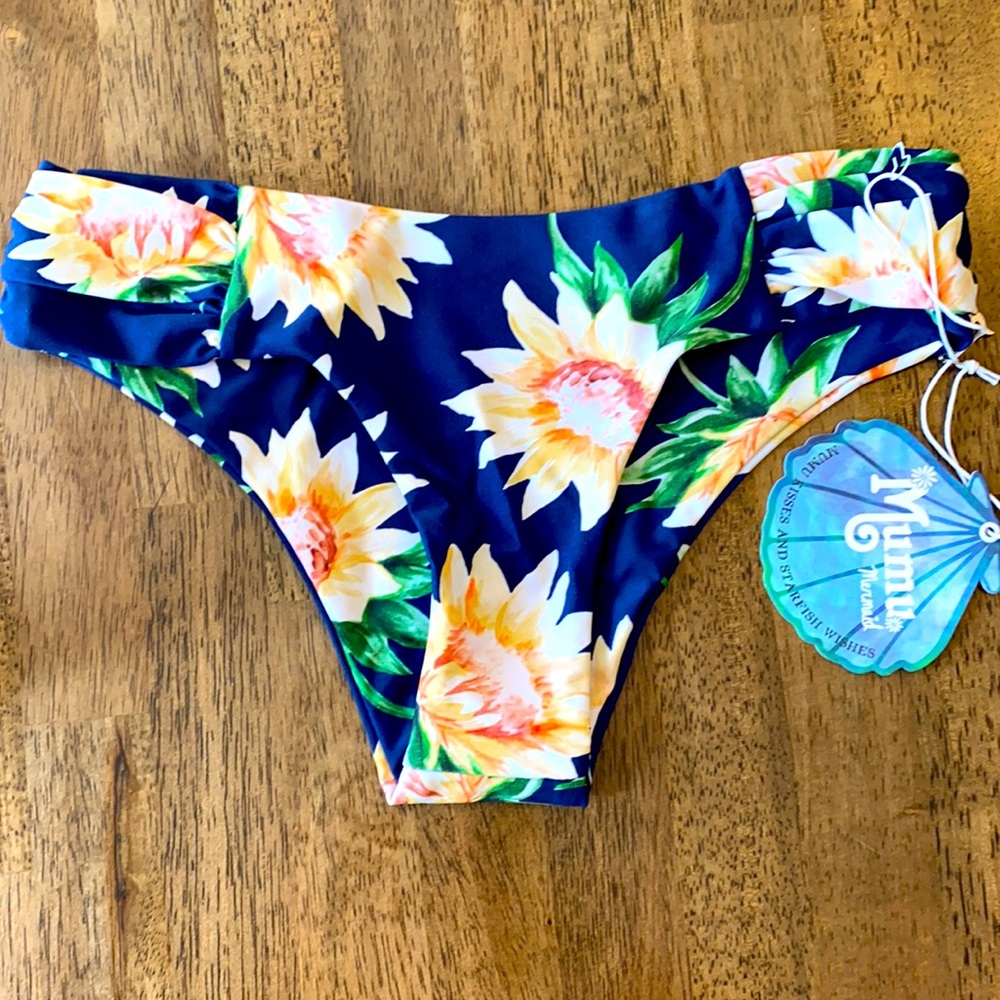 Show me your MuMu bikini bottom sunflower dreams